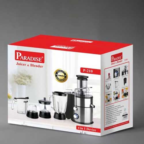 آبمیوه‌گیری 4 کاره پارادایس p-201